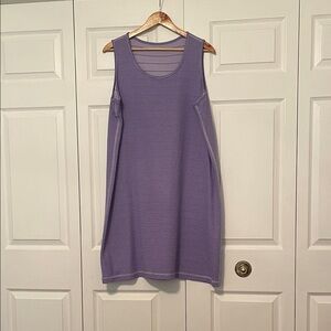 Lands' End Lavender Sleeveless reversible Dress 1X